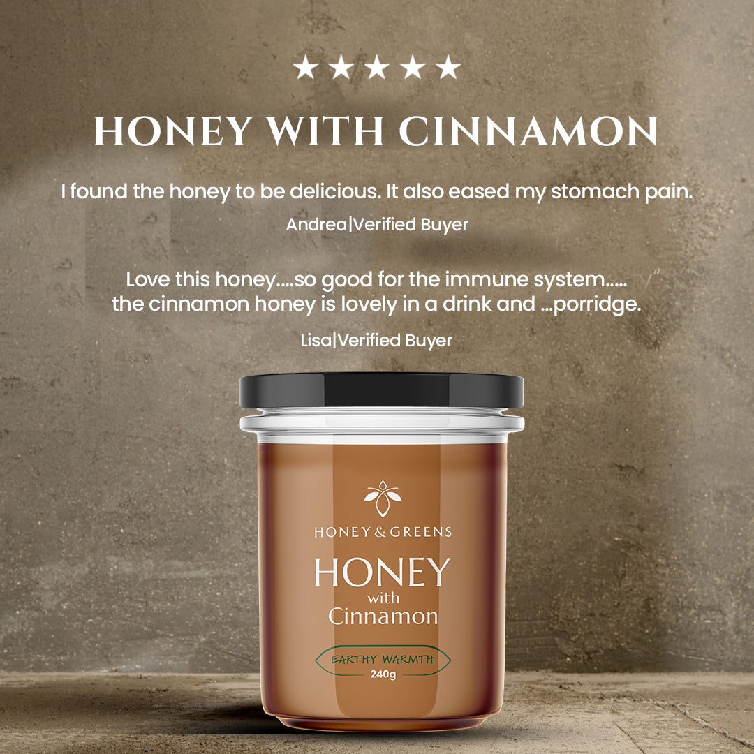 British Honey with Cinnamon 240g
