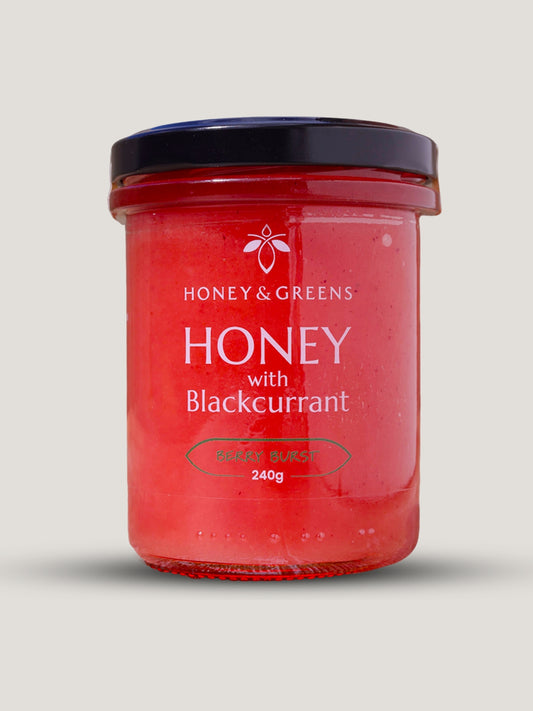 British Honey with Blackcurrant 240g
