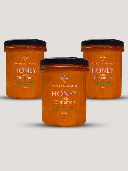 British Honey with Cinnamon (3 Pack)