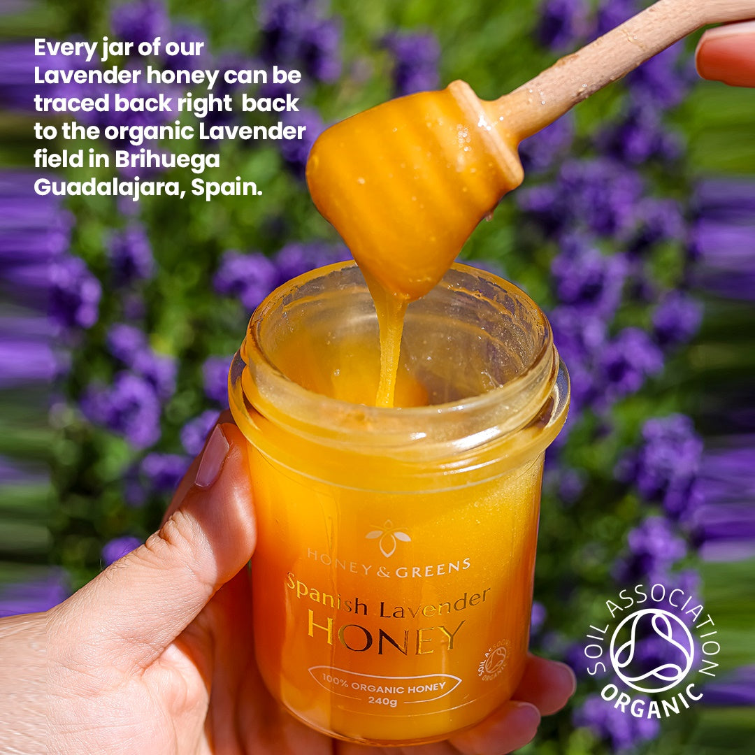 Organic Lavender Honey 240g