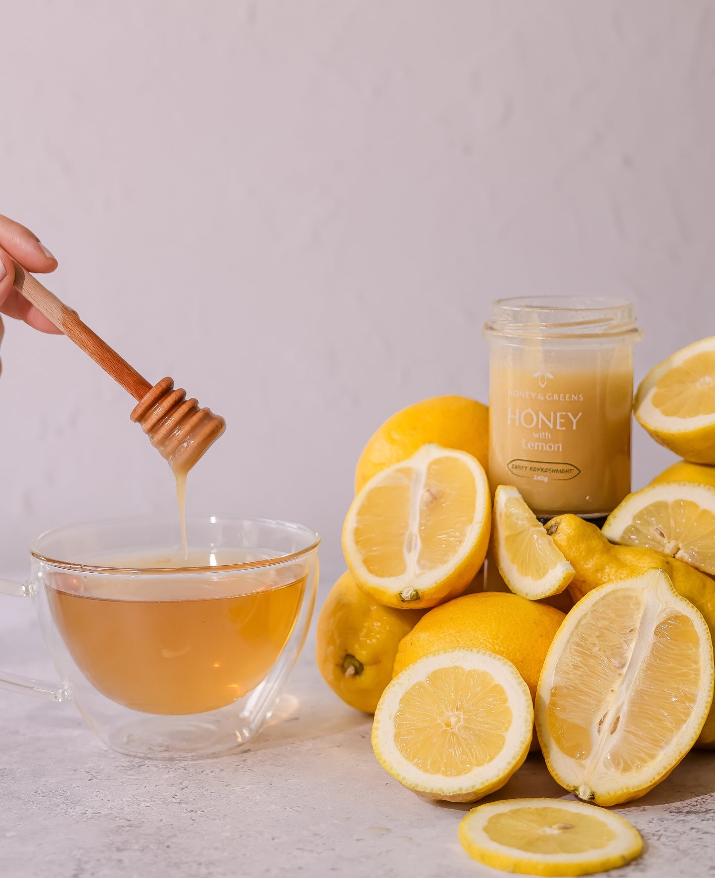 British Honey with Lemon 240g