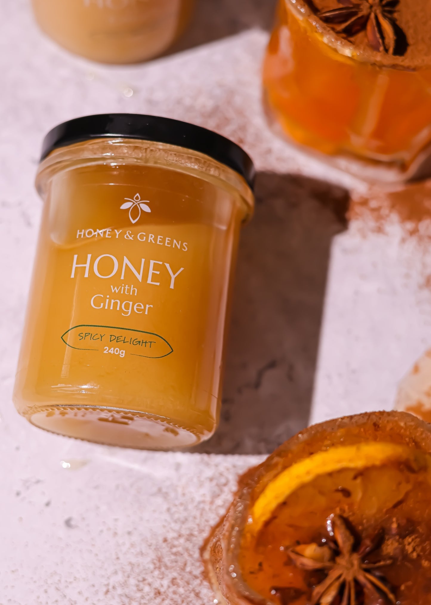 British Honey with Ginger 240g