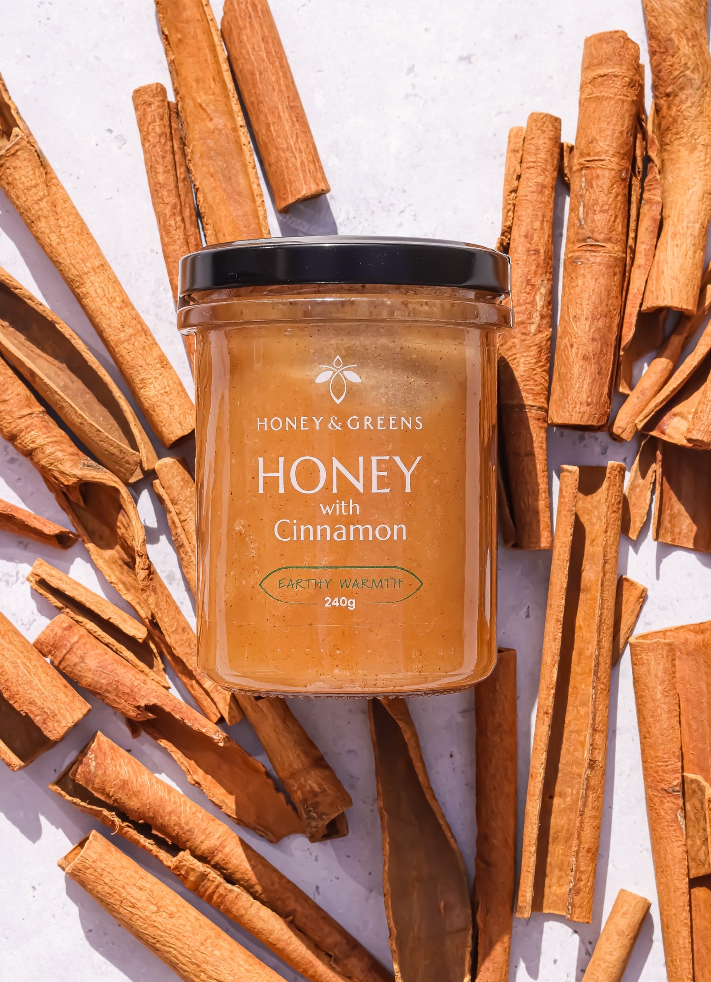 British Honey with Cinnamon 240g