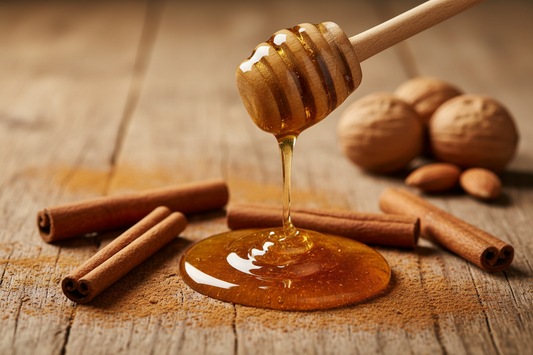 British honey with cinnamon