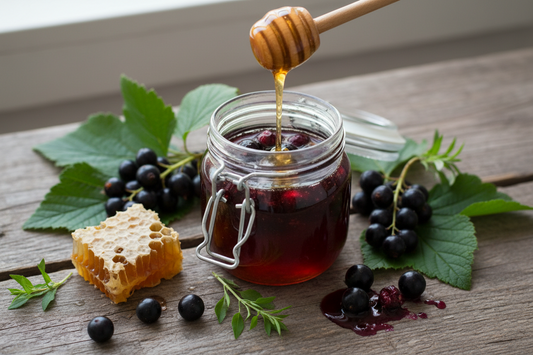 Blackcurrant-Infused Honey