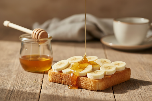 Healthy Banana Honey Toast Recipe