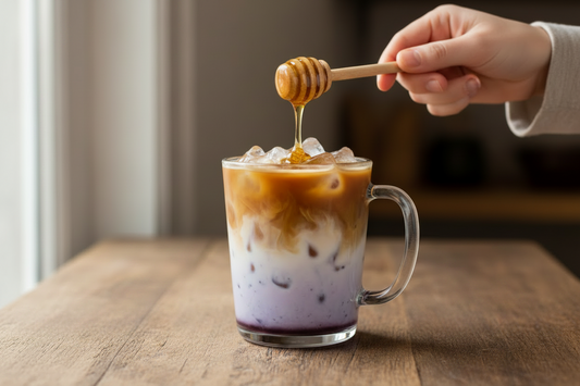 Blueberry Honey Iced Latte Recipe