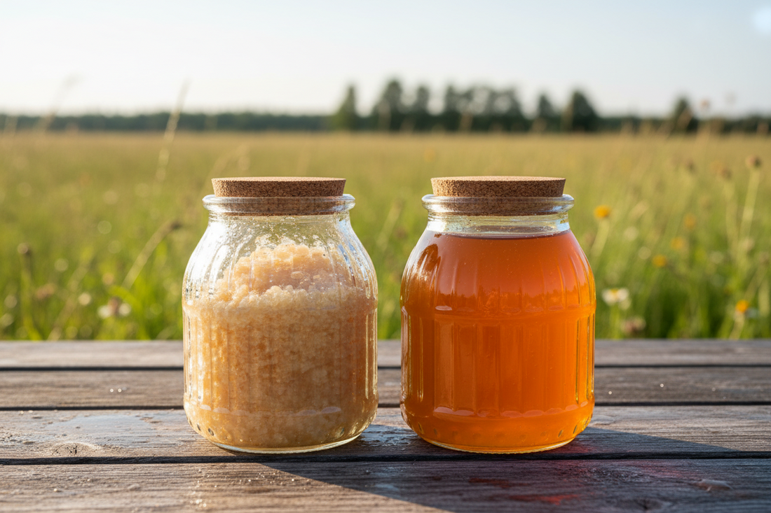 Crystallised Honey to Runny Honey