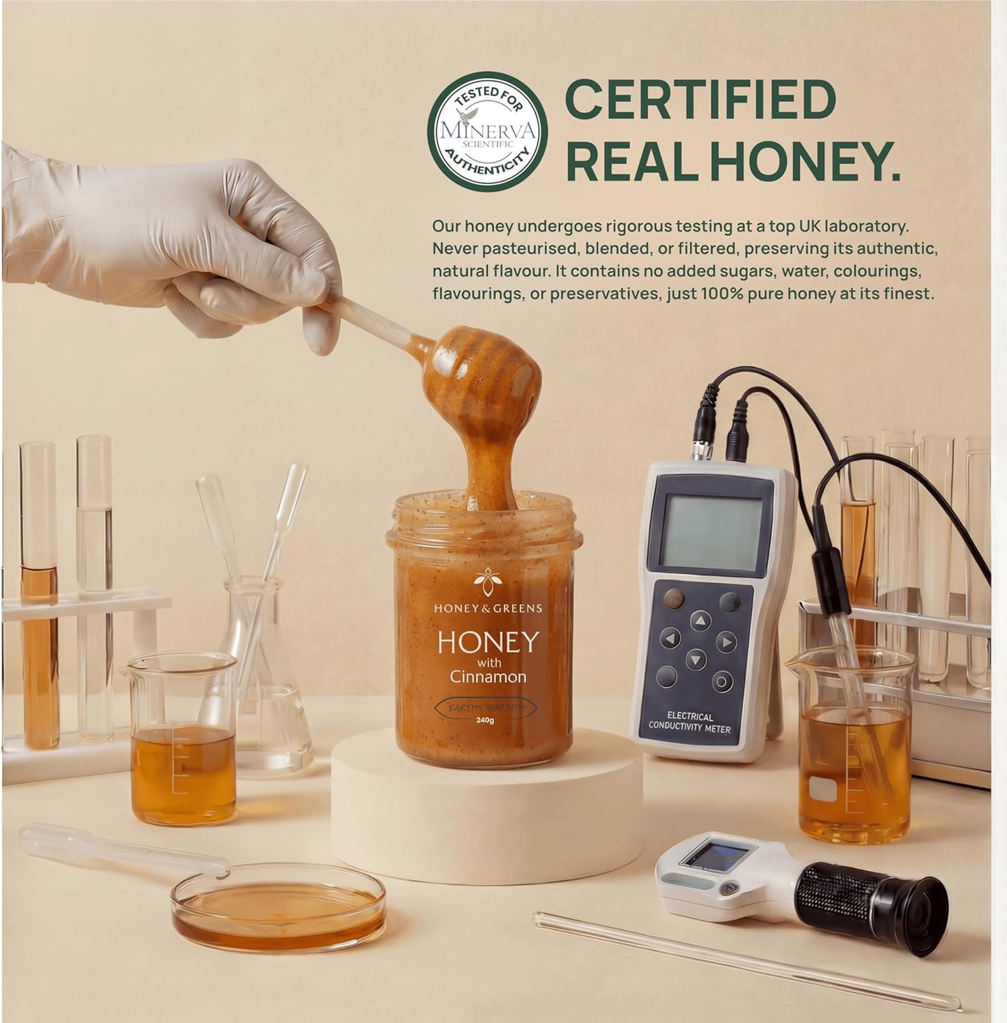 British Honey with Cinnamon 240g