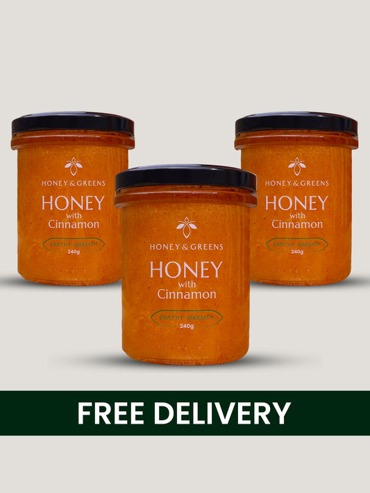 British Honey with Cinnamon (3 Pack)