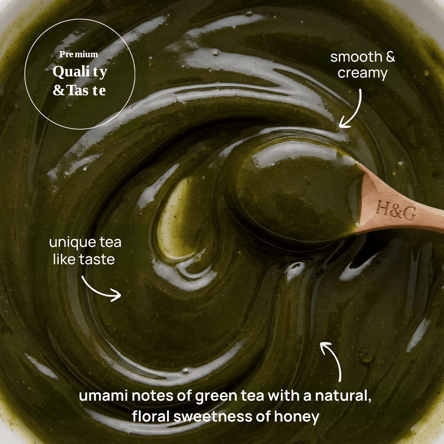 Organic Honey with Matcha 200g