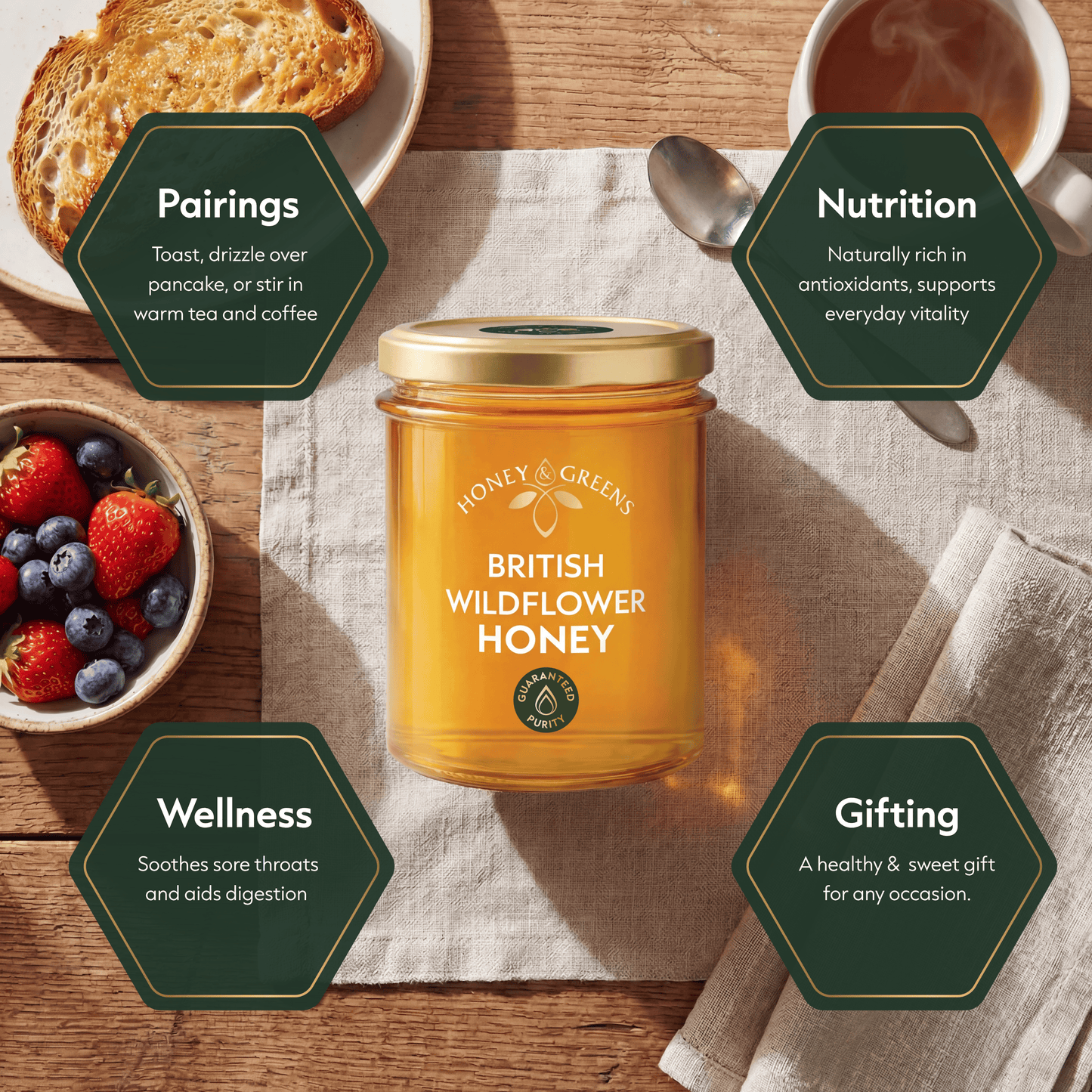 British Wildflower Honey 240g