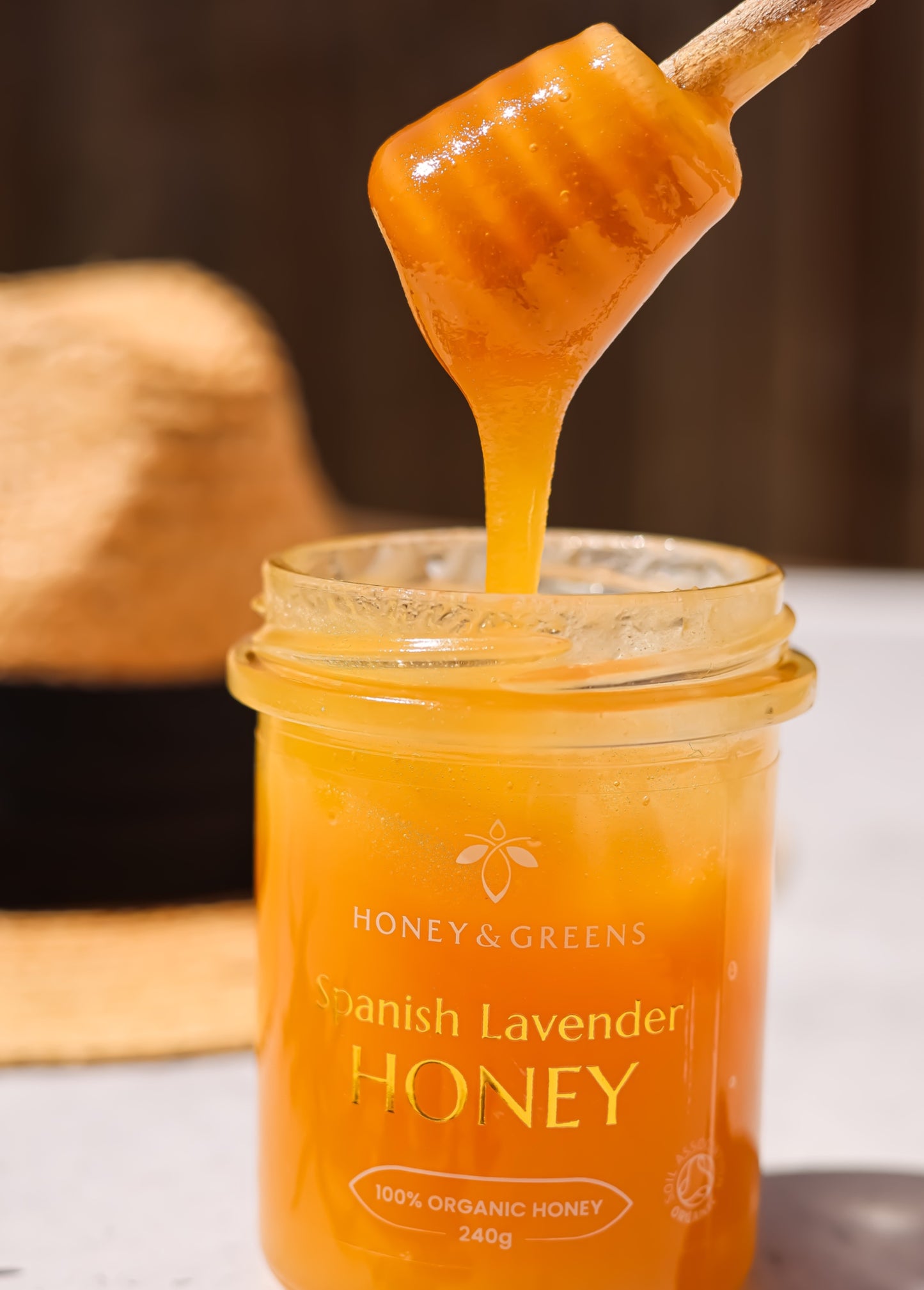 Organic Lavender Honey 240g