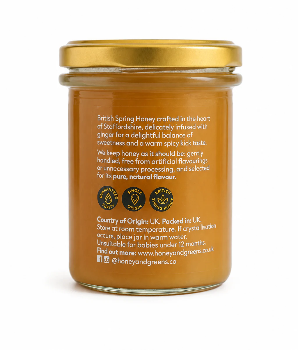 Labelling a honey jar